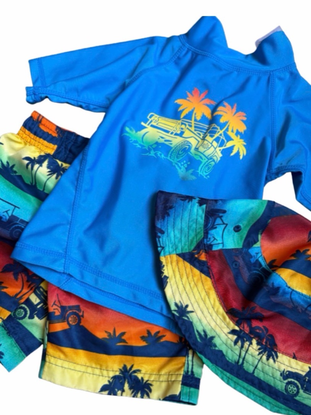 UV Skinz Boys 2T 3 Piece Swim Set